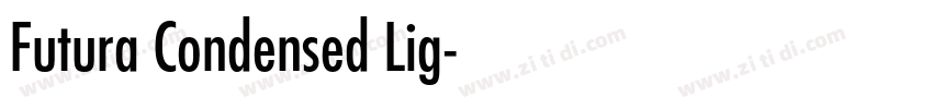 Futura Condensed Lig字体转换